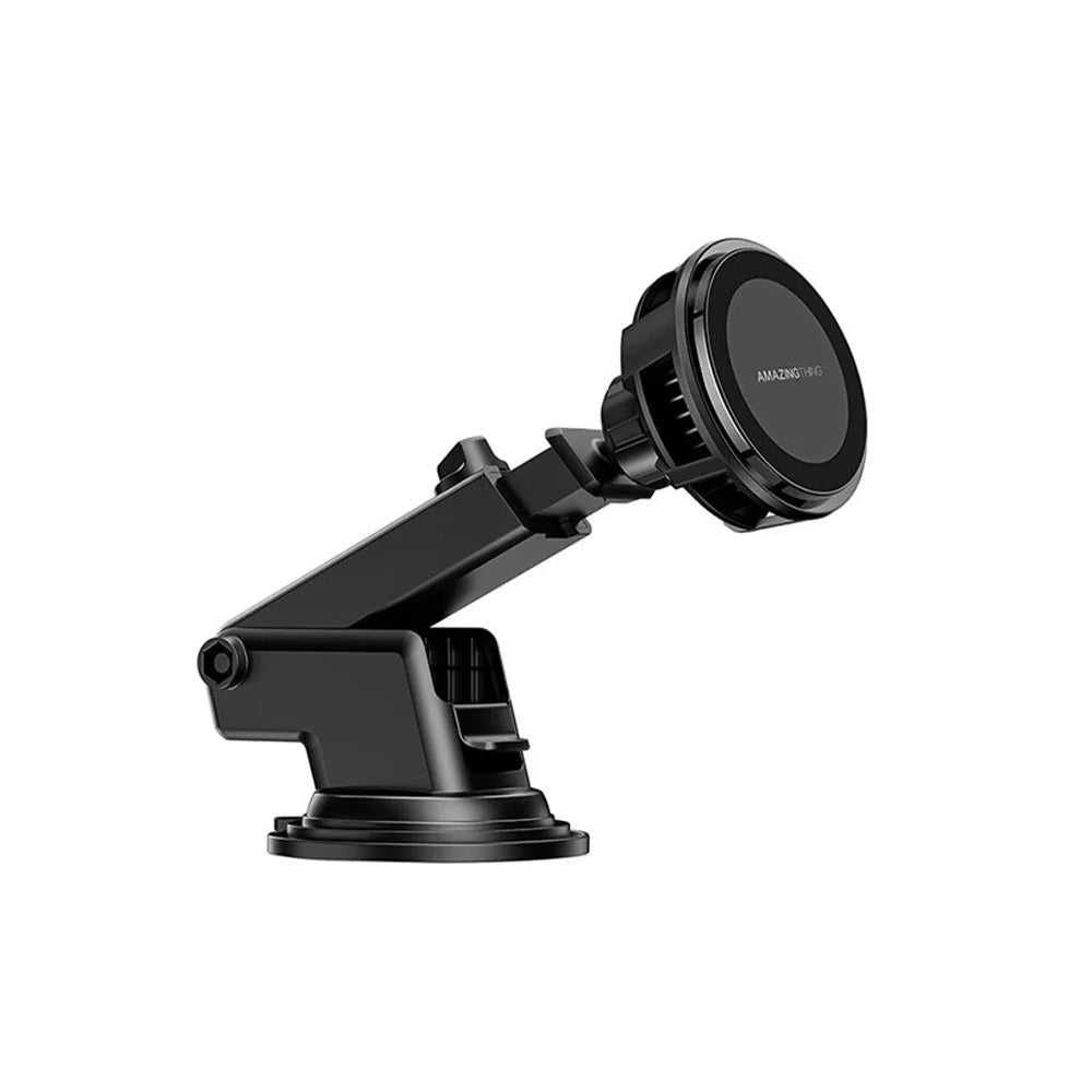شاحن السيارة اميزنك ثنك برو ماغ بقدرة شحن لاسلكي 15 واط مع قاعدة تبريد | AMAZINGTHING Pro Mag Thermo-Cooling Car Charger – 15W Magnetic Cooling Mount