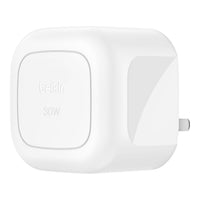 شاحن جداري بيلكن بوست تشارج مدمج USB-C بقدرة 30 واط - أبيض | Belkin BoostCharge Compact USB-C Wall Charger 30W - White