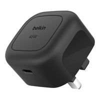 شاحن جداري بيلكن بوست تشارج مدمج USB-C بقدرة 45 واط مع PD وPPS Black