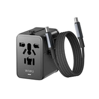 WiWU Wi-UA013 universal travel adapter - ports detail