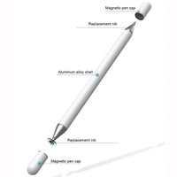 Stylusa Gerdûnî ya 2 di 1ê ya Ekrana Destî ya WiWU Pencil One ji Aloyê Aluminiumê - Stylusa Ekrana Destî ya 2-di-1ê ya WiWU ji bo Smartphoneyan