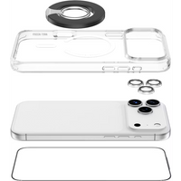 حزمة حماية Green Lion 4 في 1 لآيفون 17 برو - شفافة | Green Lion 4 in 1 Protection Pack For iPhone 17 Pro - Clear