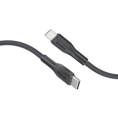 Promate XCord-CC200 Black TPE USB-C to USB-C cable 2m - main view