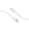 كابل USB-C شحن ونقل بيانات 60 واط من مادة TPE بطول مترين | Promate XCord-CC200 - أبيض