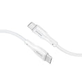 كابل USB-C شحن ونقل بيانات 60 واط من مادة TPE بطول 3 أمتار | Promate XCord-CC300 - أبيض