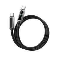WiWU Warriors Link 100W كابل مغناطيسي معزز بألياف Kevlar Wi-C079 USB-C 1.2م