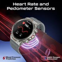 Promate XWatch-R20 Fitness Smartwatch 1.85 inch 710mAh Silver-Display