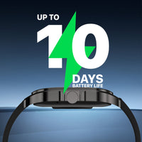 Promate XWatch-RM Curved AMOLED Smartwatch 1.78 inch IP68 Black-Strap
