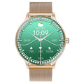 ساعة بروميت إكس واتش US13 الذكية بشاشة AMOLED منحنية 1.32 إنش - روز جولد | Promate xWatch-US13 1.32" Curved AMOLED Fitness Tracker Smartwatch with BT Calling - Rose Gold