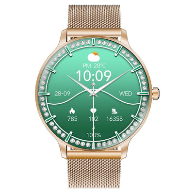 Promate xWatch-US13 AMOLED Smartwatch 1.32 inch IP68 Rose Gold-Front