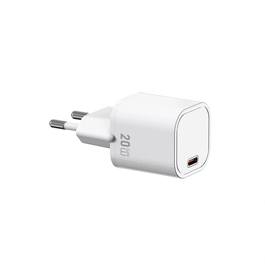 شاحن ويوو Wi-G014 سريع 20 واط GaN مدمج لـ iPhone - أبيض | WiWU 20W Cube GaN Fast Charger Wi-G014 for iPhone - White