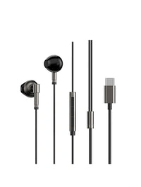 WiWU Ergonomic Design Type C Headsets 120cm Wired Sports Earphone - سماعات رأس بتصميم مريح من النوع سي مقاس 120 سم سلكية للرياضة من ويوو