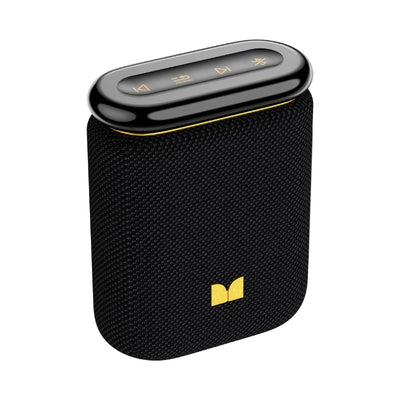 Monster Atomic Pebble Portable Bluetooth Speaker 15W Black | سماعة مونستر أتوميك بيبل المحمولة 15 واط أسود