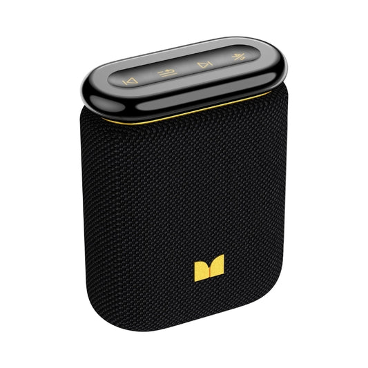 Monster Atomic Pebble Portable Bluetooth Speaker 15W Black | سماعة مونستر أتوميك بيبل المحمولة 15 واط أسود