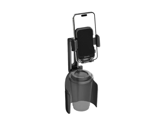 حامل أكواب وجوال للسيارة من دينكس – موديل DX1288 | DENX 2 IN 1 CAR CUP HOLDER WITH PHONE HOLDER