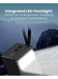 Moxedo 50,000mAh 20W power station - LED flashlight
