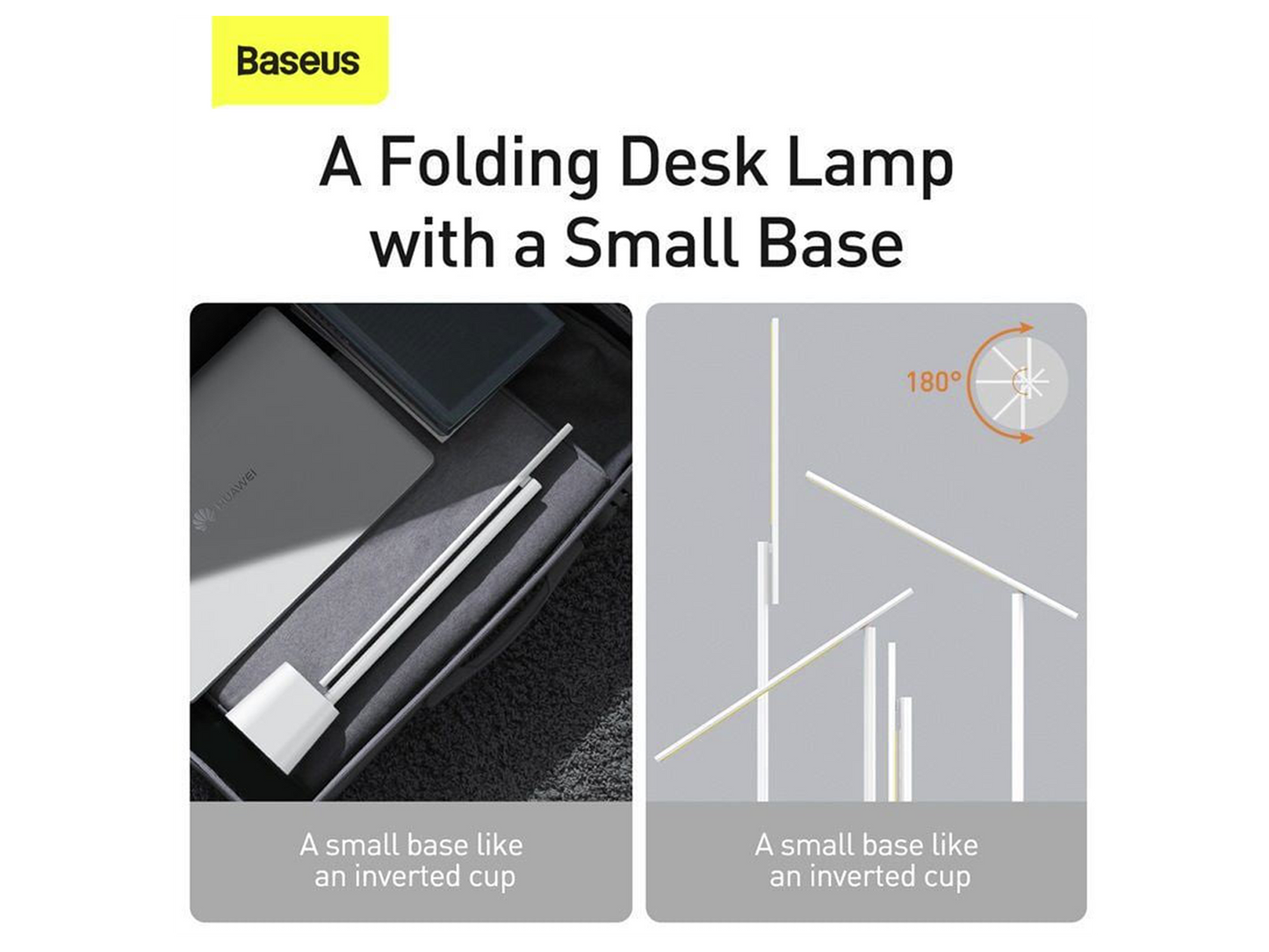 Baseus Smart Eye Series Desk Lamp Rechargeable Folding Reading - مصباح مكتب قابل للطي قابل لإعادة الشحن