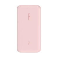 باور بانك بيلكن بسعة 20,000 مللي امبير وبقدرة شحن 30 واط مع كيبل تايب سي مدمج | Belkin Power Bank 20K with USB-C Cable 30W Fast Charging