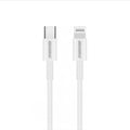 Kabloya Şarjkirin û Senkronîzasyonê ya RockRose Zeta CL 1M 20W ji Lightning ber bi USB-C