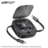 طقم كيبل سفر متعدد الوظائف ايس فاست J3 | ACEFAST J3 Connectivity Adapter
