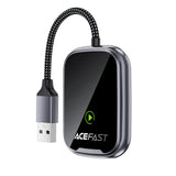 محول CarPlay وAndroid Auto لاسلكي ايس فاست QC1 | ACEFAST QC1 Wireless CarPlay & Android Auto Adapter