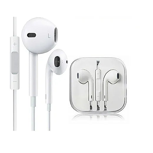 سماعات أذن ويوو EB101 سلكية 3.5 ملم إرجونومية - أبيض | WiWU Wired Earphone EB101 3.5mm Ergonomic Earbuds - White