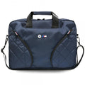 BMW Notebook Laptop Bag Nylon Metal Logo 16" – Navy Blue | حقيبة لاب توب BMW نايلون شعار معدني 16 بوصة أزرق نيفي