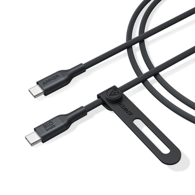كيبل أنكر 544 تايب سي الى تايب سي بقدرة شحن 140 واط وطول 1.8 متر | Anker 544 USB-C to USB-C Cable 140W Bio-Based (1.8m/6ft)