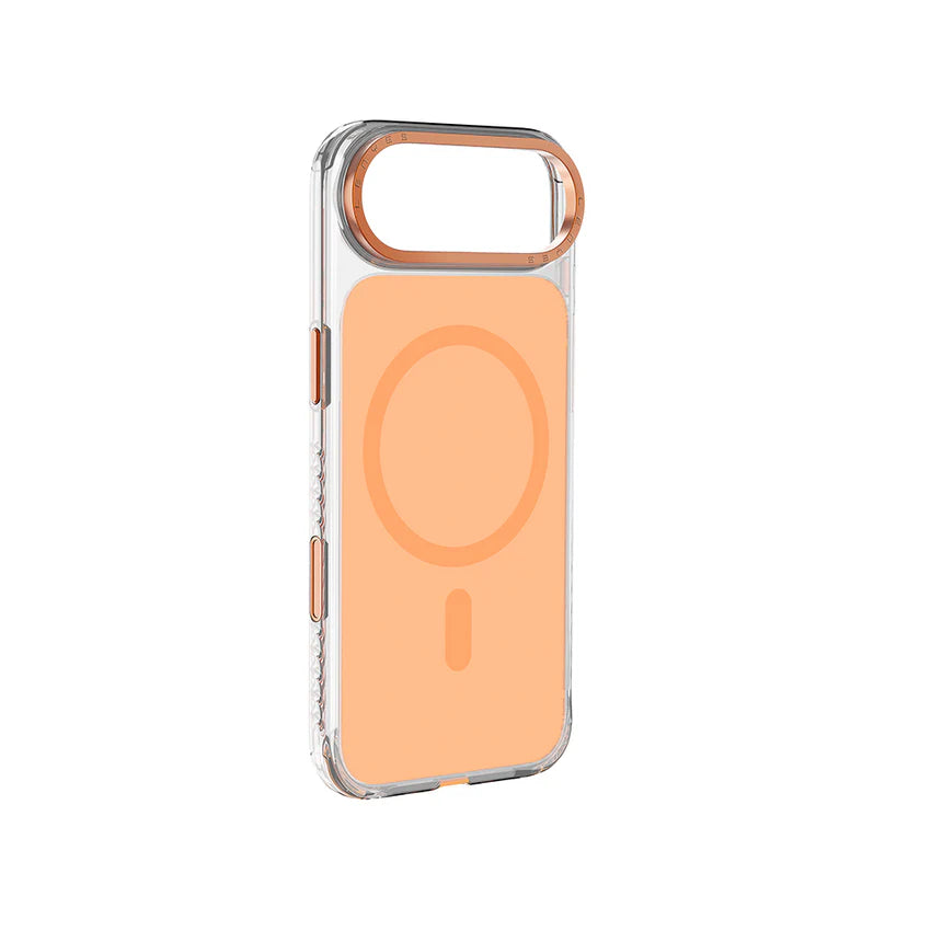 جراب Lenyes Air CK221 لـ iPhone 17 بولي كربونات شفاف شحن M-safe إطار كاميرا معدني وسادة هوائية | Lenyes Air CK221 iPhone 17 Case Polycarbonate M-safe Metal Camera Frame Airbag