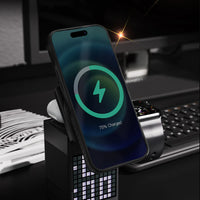 جراب كيفلار Lenyes CK225 لـ iPhone 17 Pro Max حامل معدني M-Safe دوران 360 مغناطيس N52 40غ | Lenyes CK225 Kevlar iPhone 17 Pro Max Case M-Safe Metal Stand 360 N52 Magnet 40g