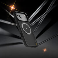 جراب كيفلار Lenyes CK225 لـ iPhone 17 Pro Max حامل معدني M-Safe دوران 360 مغناطيس N52 40غ | Lenyes CK225 Kevlar iPhone 17 Pro Max Case M-Safe Metal Stand 360 N52 Magnet 40g