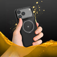 جراب كيفلار Lenyes CK225 لـ iPhone 17 Pro Max حامل معدني M-Safe دوران 360 مغناطيس N52 40غ | Lenyes CK225 Kevlar iPhone 17 Pro Max Case M-Safe Metal Stand 360 N52 Magnet 40g