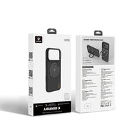 جراب كيفلار Lenyes CK225 لـ iPhone 17 Pro Max حامل معدني M-Safe دوران 360 مغناطيس N52 40غ | Lenyes CK225 Kevlar iPhone 17 Pro Max Case M-Safe Metal Stand 360 N52 Magnet 40g