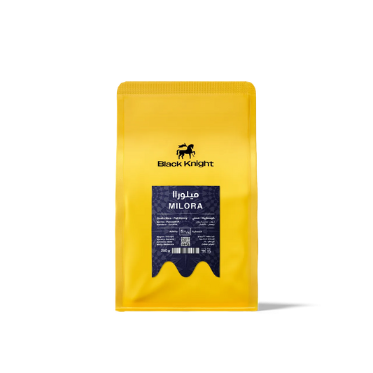 قهوة الفارس الأسود - ميلورا وزن 250 غرام | Black Knight - Melora - Costa Rica 250g