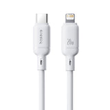 Baseus Silky Cable C-iP 20W 1m White - كابل بيسوس الحريري لآيفون