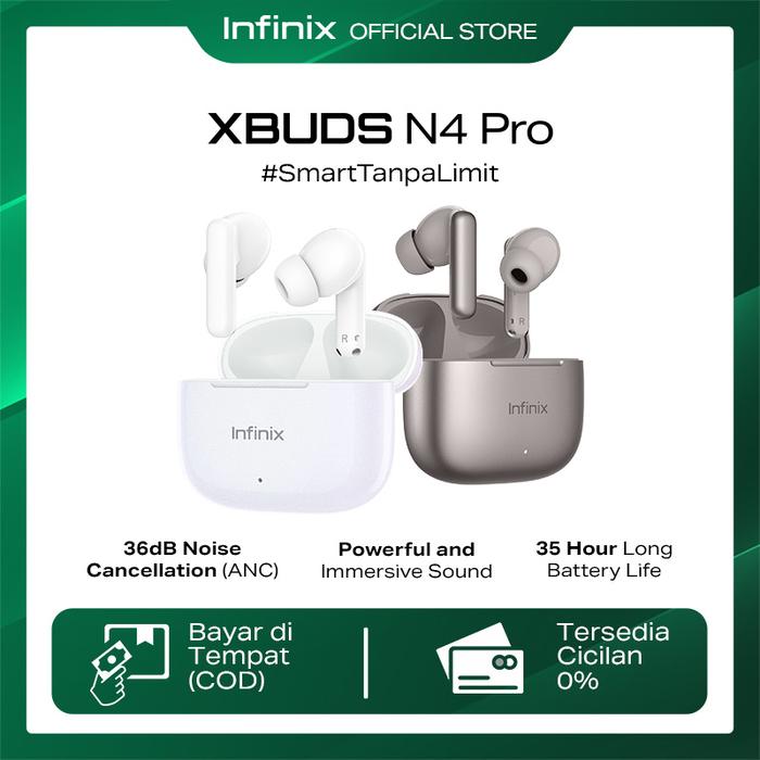 INFINIX XBUDS N4 PRO ANC EARBUDS XE32 | سماعات انفينكس N4 برو بتقنية إلغاء الضوضاء