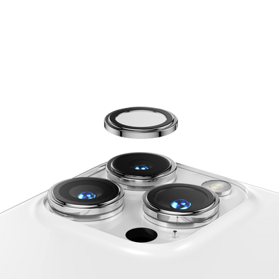 واقي عدسات الكاميرا موماكس لايفون 15 / 15 بلس - فضي | Momax Camera Lens Protector for iPhone 15 / 15 Plus - Silver