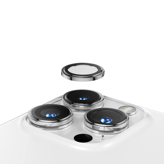 واقي عدسات الكاميرا موماكس لايفون 15 / 15 بلس - فضي | Momax Camera Lens Protector for iPhone 15 / 15 Plus - Silver