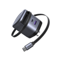 UGREEN 65W GaN Fast Charger with Retractable Cable | شاحن يوجرين 65 واط تقنية جان مع كيبل قابل للسحب