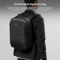 حقيبة ظهر توم توك اكسبلورر T60 للابتوب بحجم 16 انش وبسعة 22.5 لتر - اسود | tomtoc Explorer-T60 Laptop Backpack 16 Inch / 22.5L – Black