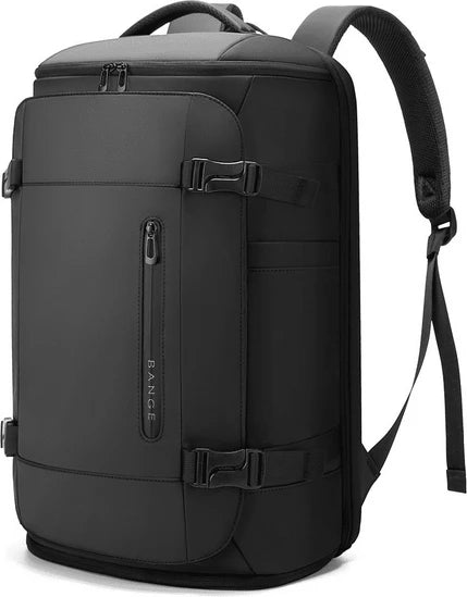 حقيبة ظهر بانجي للسفر بسعة كبيرة - اسود | BANGE Travel Backpack – Black
