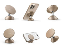 Baseus GoTrip DC1 Small Ears Magnetic Car Holder C0013401 – Stellar Gold, Vertical Type | حامل هاتف مغناطيسي للسيارة بيسوس جو تريب دي سي 1 - ذهبي نجمي