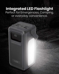 Moxedo 50,000mAh power station - in use