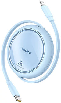 Baseus Free2Pull Retractable Cable C→iP 20W 1m  | كابل بيسوس قابل للسحب C إلى آيفون 20 واط 1 متر