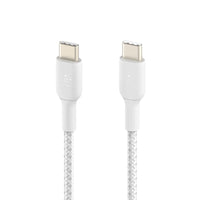 Belkin BoostCharge Braided USB-C bo USB-C Cable 60W 1m 2-pakêt - Kabloya USB-C bo USB-C bi teknolojiya BoostCharge, hêza 60W, dirêjahiya 1 metreyî
