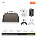 باقة السفر والشحن 5 قطع: باور بانك + محول عالمي + كيبلين + حقيبة سفر | Travel & Charging 5-Piece Bundle: Power Bank + Universal Adapter + 2 Cables + Pouch