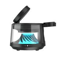 شاحن لاسلكي ويوو فلو Wi-W039 5في1 مع إضاءة محيطة وسبيكر | WiWU Flow 5 in 1 Wireless Charger Wi-W039 with Ambient Light & Speaker