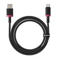 كابل Baseus Dura Cable USB-C 60W 2m أحمر وأسود | Baseus Dura Cable USB-C 60W 2m Red+Black