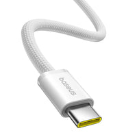 Baseus Dynamic Cable Type-C to Type-C 100W 1m White | كيبل بيسوس ديناميك C-C 100 واط 1 متر أبيض