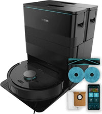 وبوت تنظيف Cecotec Conga 15000Pa مكنسة ومسح ذكي مع محطة تفريغ تلقائي | Cecotec Conga Robot Vacuum & Mop 15000Pa with Auto-Empty Station